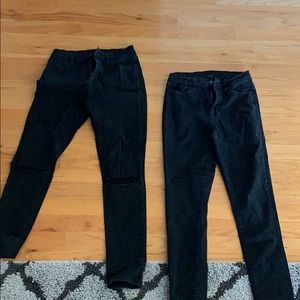 BDG Urban Outfitters 2 Black Jeans Both Size 26